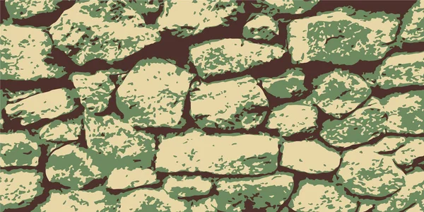 Pared Piedra Albañilería Piedras Fondo Vintage Ilustración Vectorial Eps — Archivo Imágenes Vectoriales