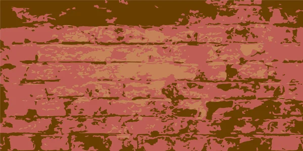 Brickwork Brick Wall Vintage Background Website Flyer Vector Illustration Eps — Stock Vector