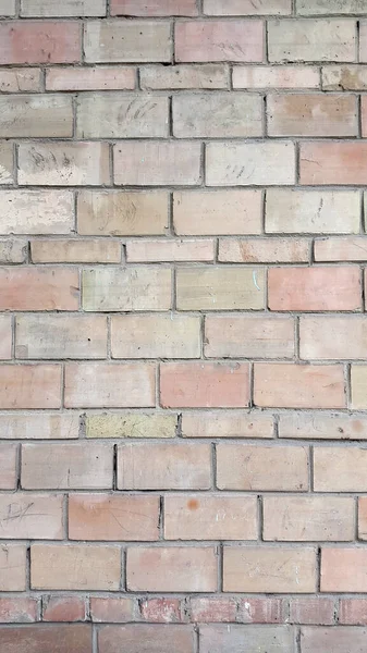 Vintage background of bricks. Brickwork. Brick wall. Photo of brick masonry