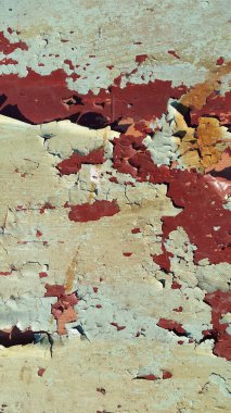 Eski boyalı ahşap ve soyulmuş boya. Tahta. Antika eski arka plan