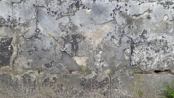 Plaster Cracks Cracked Rural Plaster — Stock Photo, Image