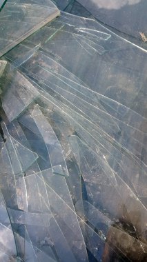 Kırık cam pencere. Soyut klasik arka plan. Camı kır. Arka plan şablonu için kırık cam