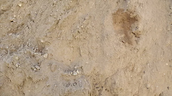 Песчаная Поверхность Пустой Песок Песок Гравийная Текстура — стоковое фото