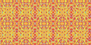 Etnik süs. Kusursuz klasik halı. Eski etnik düzen. Kusursuz bir doku. Vektör illüstrasyonu eps-10