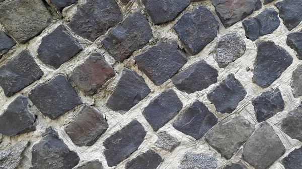 Mauer Aus Granitsteinen Mauerwerk Vintage Granit Hintergrund — Stockfoto