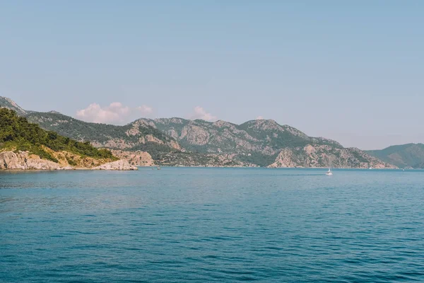 Marmaris Turkije Circa Juni 2018 Uitzicht Middellandse Zee Kleine Eilanden — Stockfoto