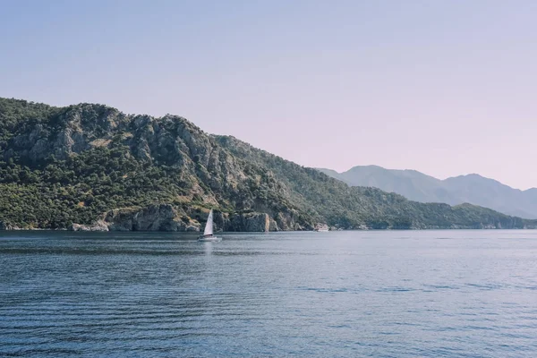 Marmaris Turkije Circa Juni 2018 Uitzicht Middellandse Zee Kleine Eilanden — Stockfoto