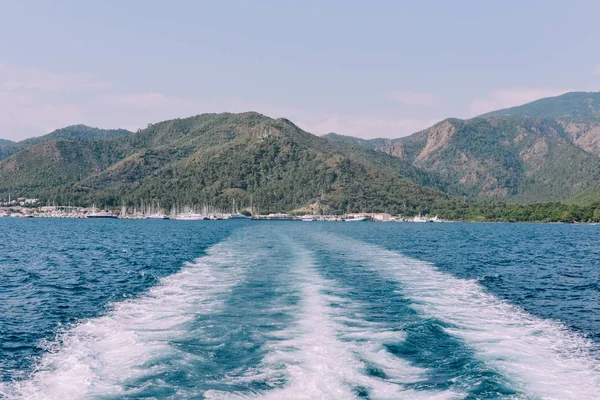 Marmaris Turkey Circa June 2018 View Sea Coast Hills Background — Stock Photo, Image