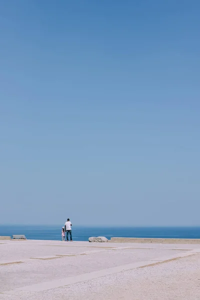 Λίνδος Ρόδος Ελλάδα Circa Ιουνίου 2018 Θέα Της Αρχαίας Ακρόπολης — Φωτογραφία Αρχείου