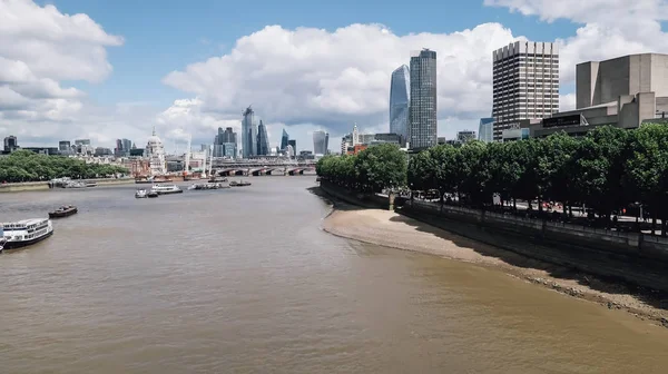 Londres Reino Unido Circa June 2019 Rio Tâmisa Vista Torre — Fotografia de Stock