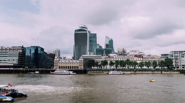 Londen Circa Juni 2019 Thames River Het Centrum Van Londen — Stockfoto