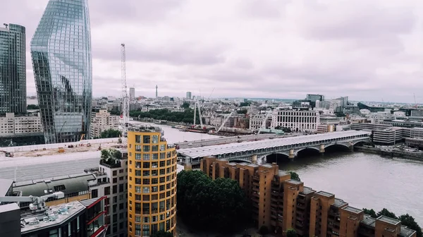 Londen Circa Juni 2019 Uitzicht Zakenwijk Van Centraal Londen Vanaf — Stockfoto