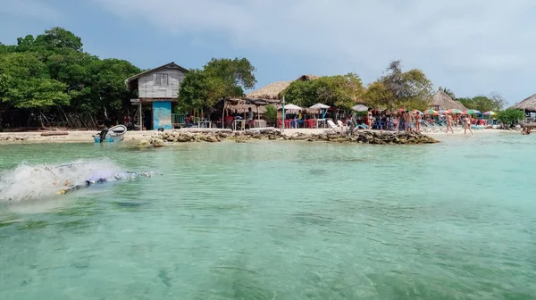 Rincon Del Mar Colombia Circa Φεβρουαριοσ 2020 Θέα Της Παραλίας — Φωτογραφία Αρχείου