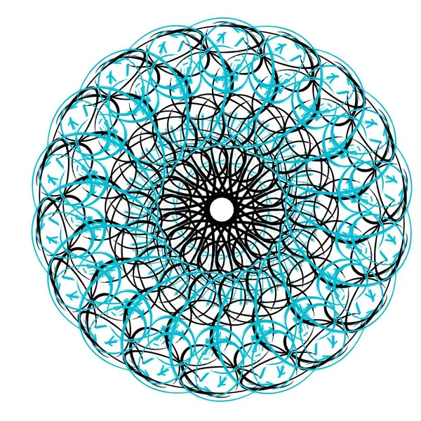 Art Vectoriel Mandala Tatoo Signes Lettres Relax Yoga Mystic Alien — Image vectorielle