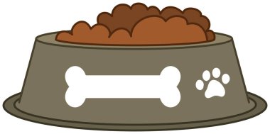 bir köpek ya da kedi kase kadar dolu