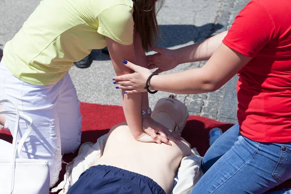 First Aid Cpr Training Medical Procedure — Stock Photo, Image
