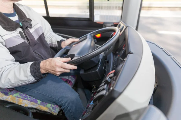 Vrachtwagenchauffeur Het Werk — Stockfoto