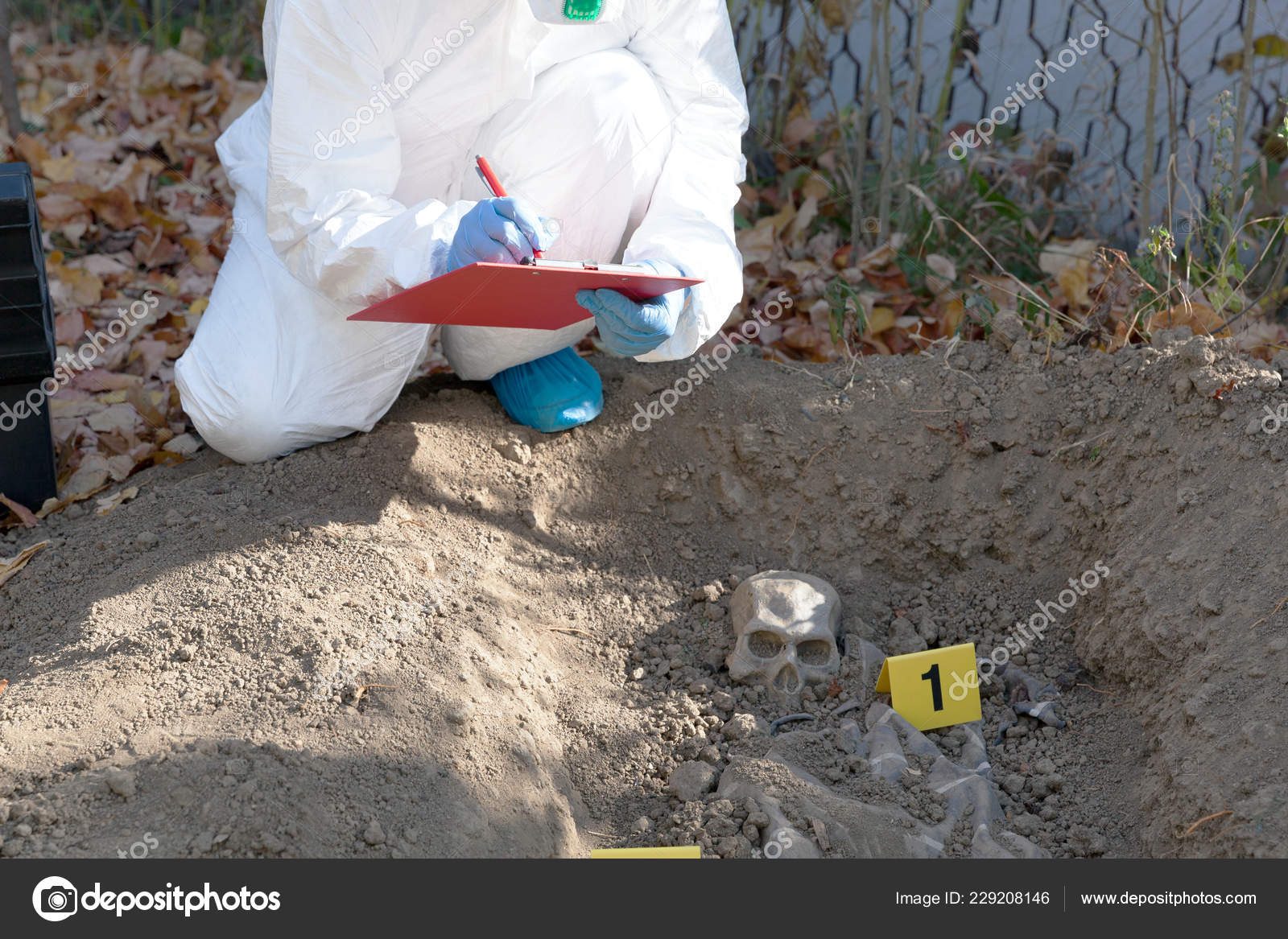 Exhumation Forensic Science Specialist Work — Stock Photo © macor #229208146, image size:1600x1167