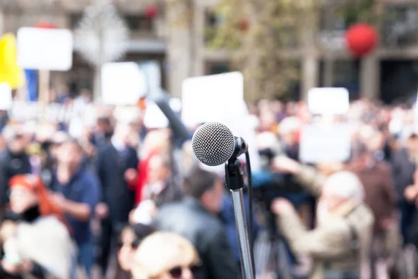 Protesta Manifestazione Politica — Foto Stock