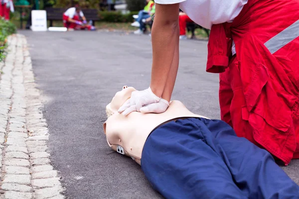 First Aid Cpr Training — Stock Photo, Image