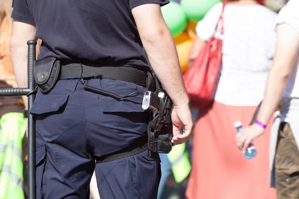 Policial de serviço — Fotografia de Stock