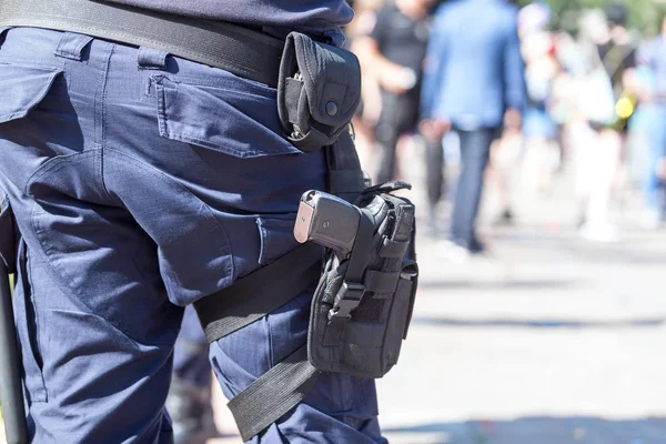 Policial de serviço — Fotografia de Stock