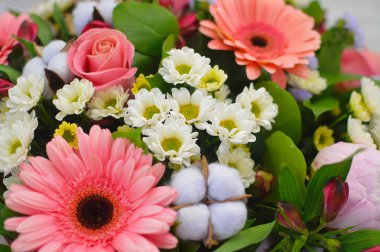 Tebrik kartı veya ekran istemi için doku çiçeği.