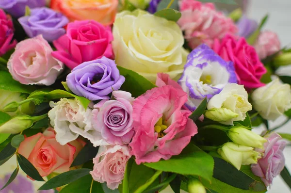 Sömlös Bakgrund Färgglada Blommor Bakgrund Färgglada Blommor För Dekoration Blomma — Stockfoto