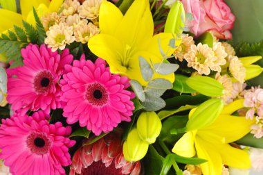 Renkli çiçeklerin kusursuz arka planı. Dekorasyon için renkli çiçekler arka plan. Çiçek fotoğraf duvar kağıdı. Tebrik kartı veya ekran istemi için doku çiçeği.