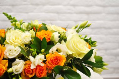 Çiçek çok renkli kompozisyon.