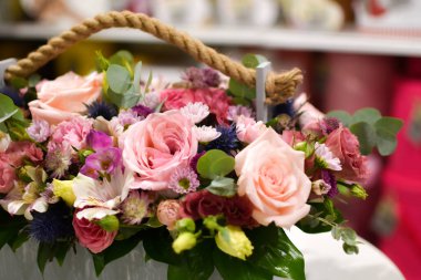 8 Mart tatili için çiçek arkaplanı