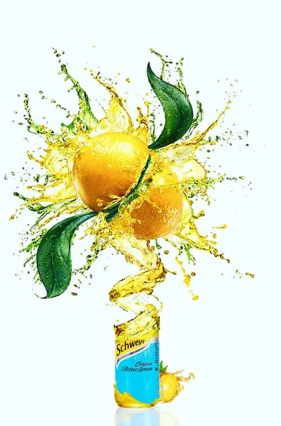 Schweppes Färska Drycken — Stockfoto