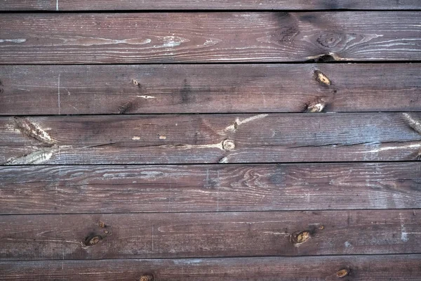 Texture di recinzione in legno, tronchi orizzontali cornice sfondo — Foto Stock