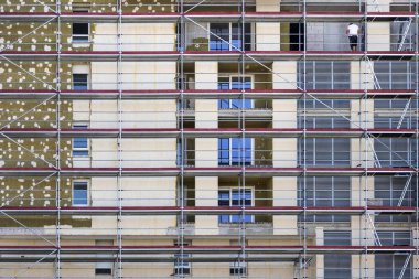 İzolasyon, mineral yün, binaların, kaynak koruma kaplama, yapı iskeleleri, hava yoluna cephe yalıtım taşıyan kompozit paneller duvar