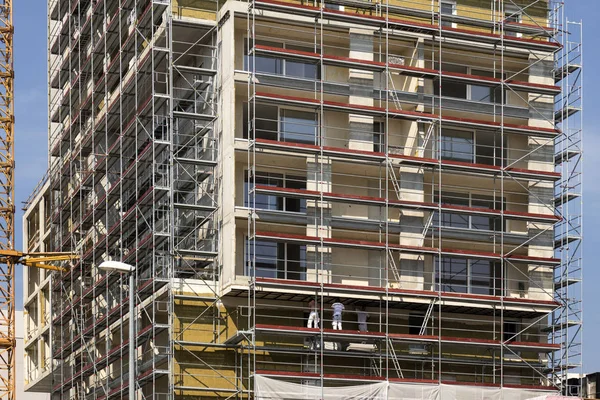 Isolamento Parede Sólida Com Rocha Para Construção Eficiência Energética Economia — Fotografia de Stock