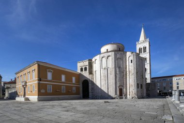 Zadar St Donatus Kilisesi, Zadar, Hırvatistan 'da Roma Forumu