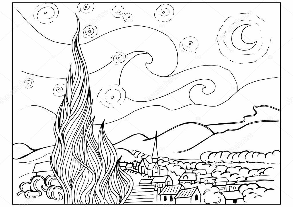 Coloring page with 