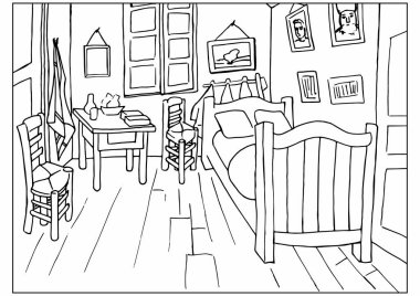 Vincent van Gogh'un tablosundan uyarlanan 