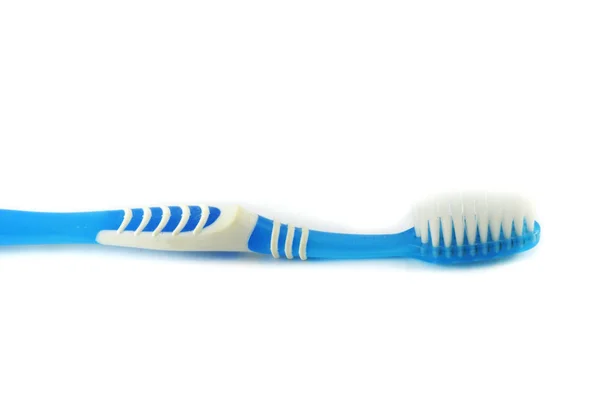 Toothbrush Isolated Blue White Toothbrush Teeth Brush Care Isolated White — Stock Photo, Image