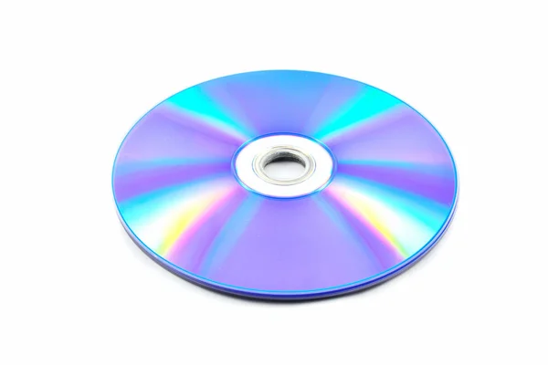 Dvd ディスク Dvd または青い光線ディスクは白い背景の分離 — ストック写真