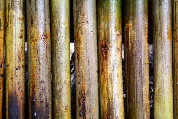 Riz Gluant Rôti Dans Des Joints Bambou Dessert Thaïlandais Avec — Photo