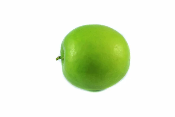 Fresco Verde Juicy Jujujube Fruit Isolated White Background Otros Nombres —  Fotos de Stock