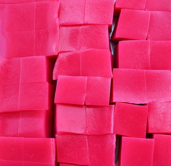 Sobremesa Colorida Elegante Doce Rosa Fundo Camada Bolo Geleia — Fotografia de Stock