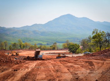 T kazma yol inşaat ekipmanları ve yol onarım makinesi