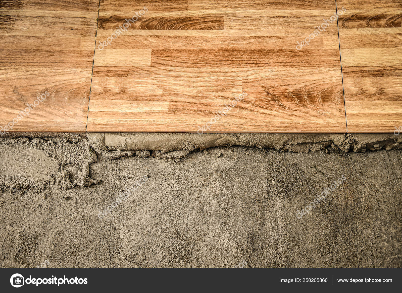 Install Tile Floor Cement Mortar Stock Photo C Poringdown Gmail