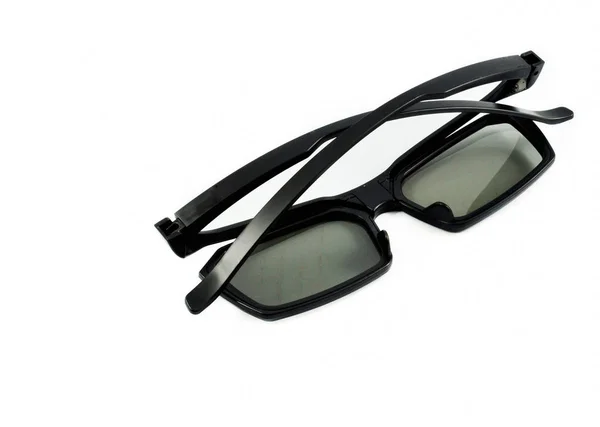 Zadní brýle eye izolovaných na bílém pozadí / 3d brýle pro w — Stock fotografie