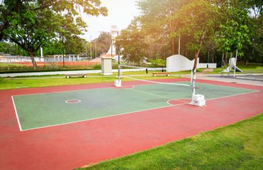 Sepak Takraw mahkeme spor açık sepak takraw ba oynamak için