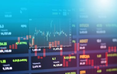Borsa Pazar veya grafik analiz yatırım ticaret forex