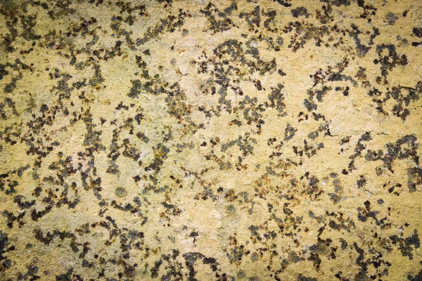 Gammal Rostig metall bakgrund / gul brun rustik järn plattan pati — Stockfoto