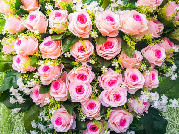 Ramo de flores Rosas en novias / Ramo de flores rosa —  Fotos de Stock